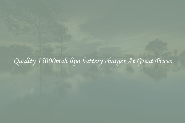 Quality 15000mah lipo battery charger At Great Prices