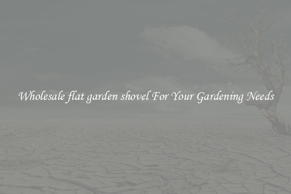 Wholesale flat garden shovel For Your Gardening Needs