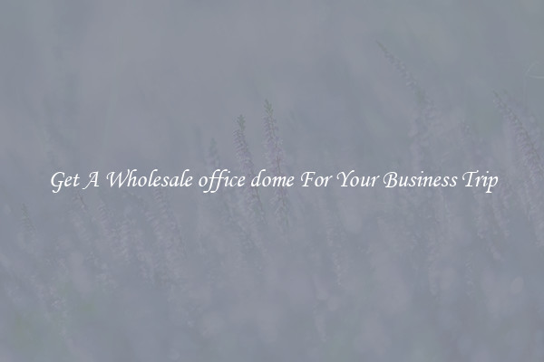 Get A Wholesale office dome For Your Business Trip