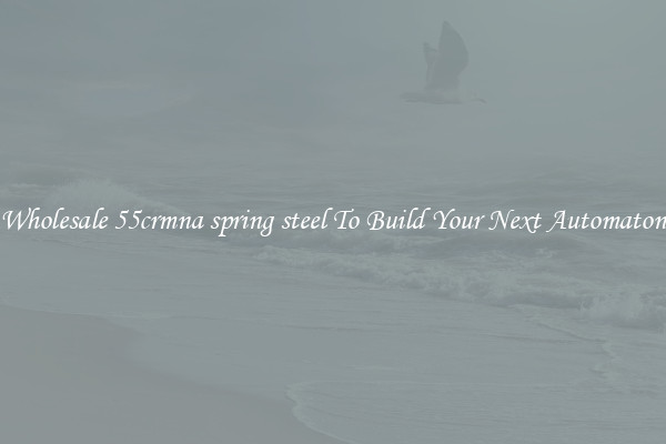 Wholesale 55crmna spring steel To Build Your Next Automaton