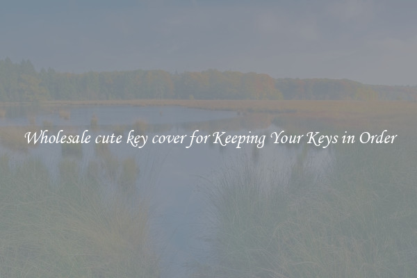 Wholesale cute key cover for Keeping Your Keys in Order