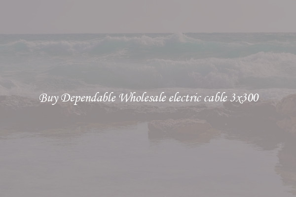 Buy Dependable Wholesale electric cable 3x300