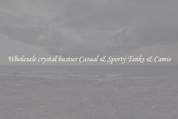 Wholesale crystal bustier Casual & Sporty Tanks & Camis