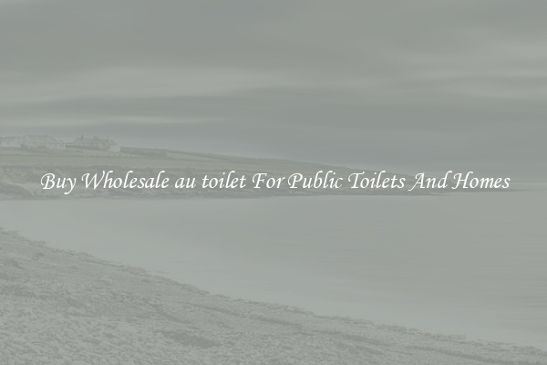 Buy Wholesale au toilet For Public Toilets And Homes