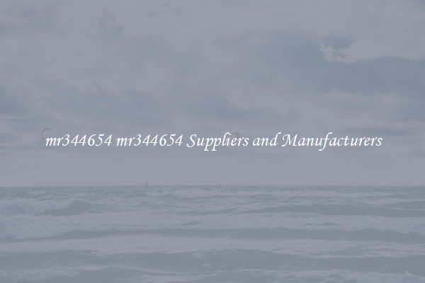 mr344654 mr344654 Suppliers and Manufacturers